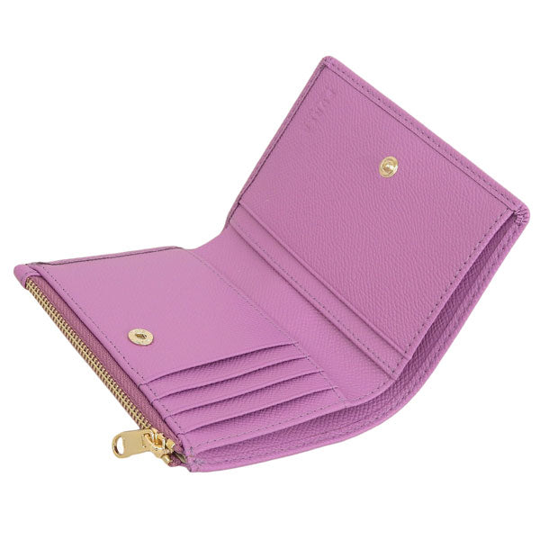 フルラ 財布 レディース 二つ折り財布 アウトレット レザー ヴァイオレット FURLA CLASSIC S BI FOLD W/ZIP PCK5CL0BX03063242S