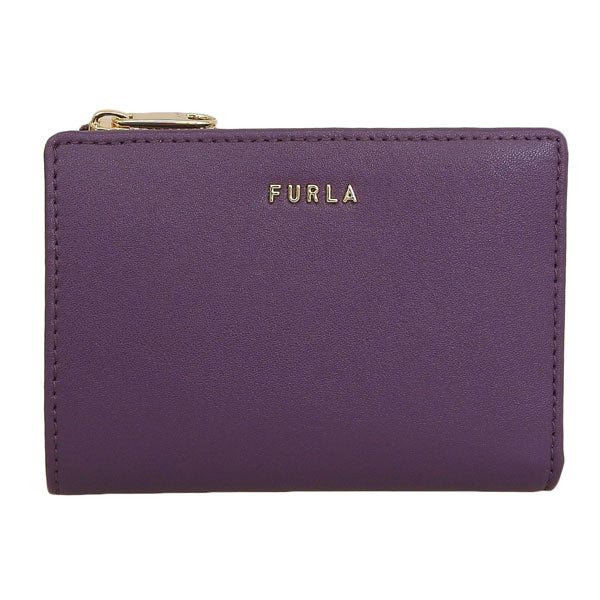 フルラ 財布 レディース 二つ折り財布 アウトレット レザー パープル FURLA CLASSIC S BI-FOLD W/ZIP VITELLO SIDNEY PCK5CL0BX3104AI000