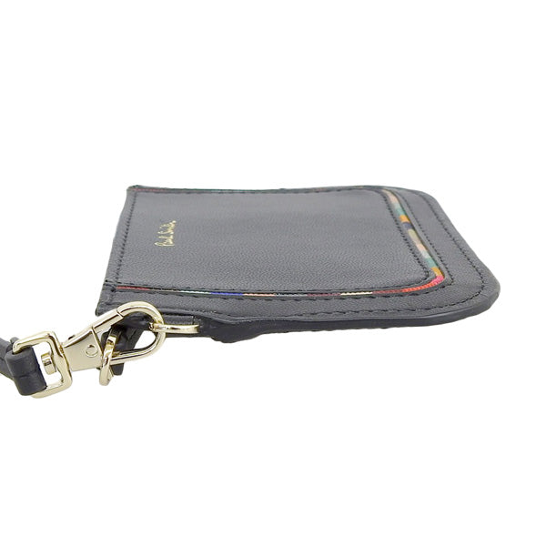 ポールスミス 小物 メンズ レディース カードケース アウトレット レザー ブラックマルチ SWインセットD PSMC0192 PAUL SMITH 母の日 土日祝も毎日発送します