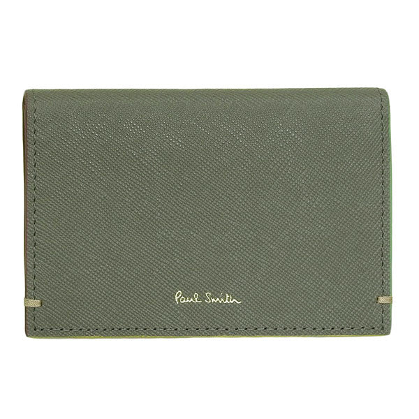 ポールスミス 小物 メンズ カードケース アウトレット レザー グレー PSMC0214 PAUL SMITH 母の日 土日祝も毎日発送します