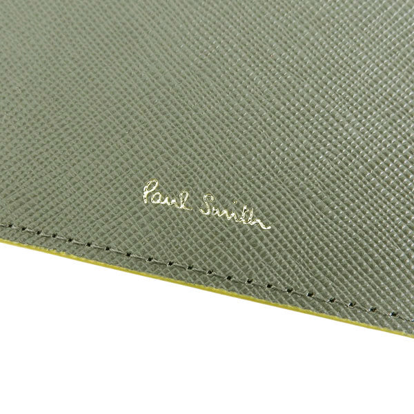 ポールスミス 小物 メンズ カードケース アウトレット レザー グレー PSMC0214 PAUL SMITH 母の日 土日祝も毎日発送します