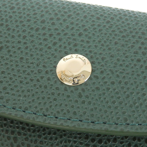 ポールスミス 小物 メンズ レディース カードケース アウトレット レザー グリーン PSMC0222 PAUL SMITH 母の日 土日祝も毎日発送します