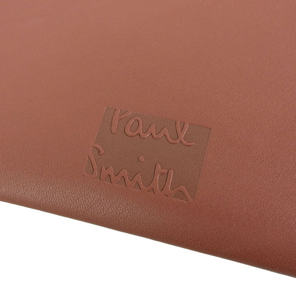 ポールスミス 小物 メンズ ポーチ アウトレット ラムレザー レンガ PSME0140 PAUL SMITH 母の日 土日祝も毎日発送します