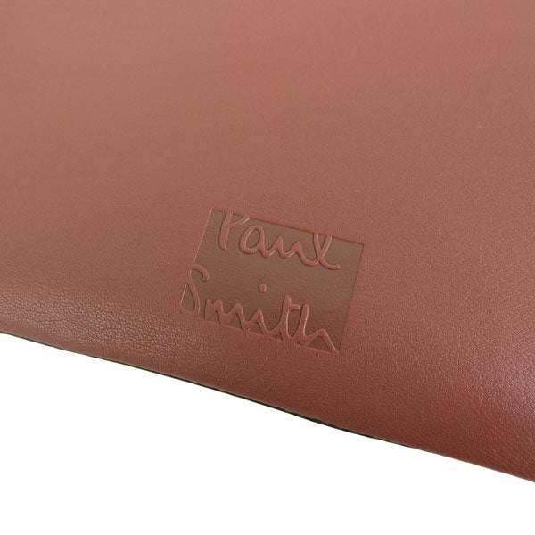 ポールスミス 小物 メンズ ポーチ アウトレット ラムレザー レンガ PSME0143 PAUL SMITH 母の日 土日祝も毎日発送します