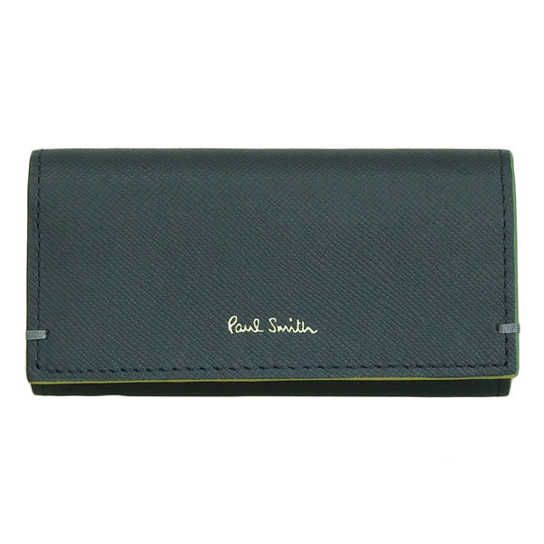 ポールスミス 小物 メンズ キーケース アウトレット レザー ネイビー PSMK0156 PAUL SMITH 母の日 土日祝も毎日発送します