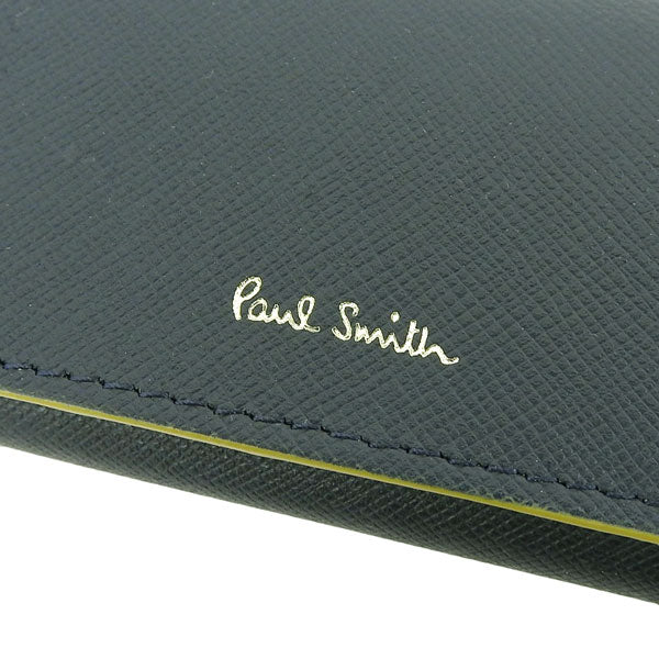 ポールスミス 小物 メンズ キーケース アウトレット レザー ネイビー PSMK0156 PAUL SMITH 母の日 土日祝も毎日発送します