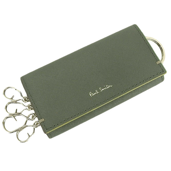 ポールスミス 小物 メンズ キーケース アウトレット レザー グレー PSMK0158 PAUL SMITH 母の日 土日祝も毎日発送します