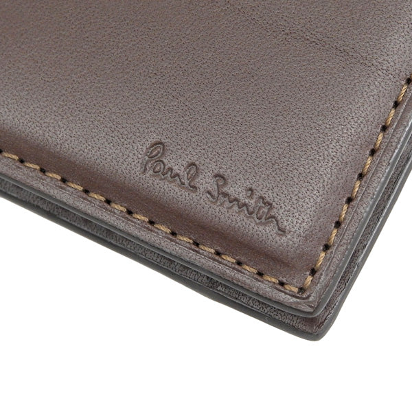 ポールスミス 小物 メンズ レディース カードケース アウトレット レザー チョコ PSMP0094 PAUL SMITH 母の日 土日祝も毎日発送します
