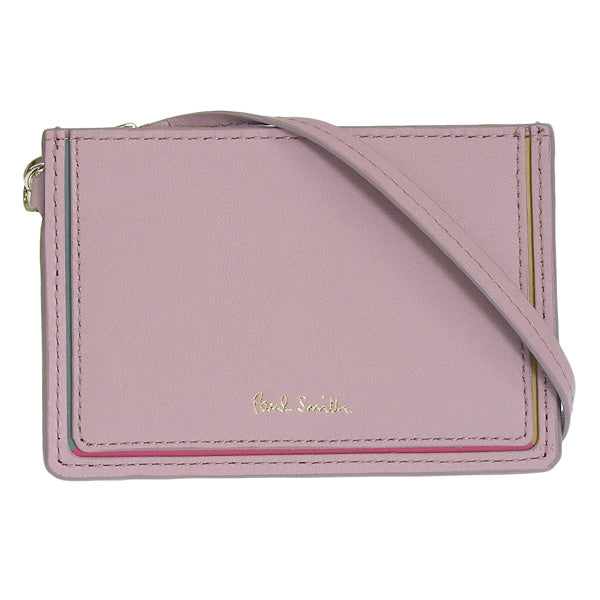 ポールスミス 小物 メンズ レディース カードケース アウトレット レザー ダステピンク PSMP0100 PAUL SMITH