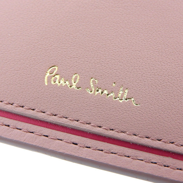 ポールスミス 小物 メンズ レディース カードケース アウトレット レザー ダステピンク PSMP0100 PAUL SMITH
