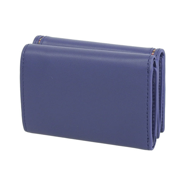 ポールスミス 財布 レディース アウトレット 三つ折り財布 レザー ブルー BPS275 PSMSW0244 PAUL SMITH bps27530