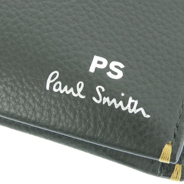 ポールスミス 財布 メンズ 二つ折り財布 アウトレット レザー ダークグリーン PSMSW0316 PAUL SMITH 母の日 土日祝も毎日発送します