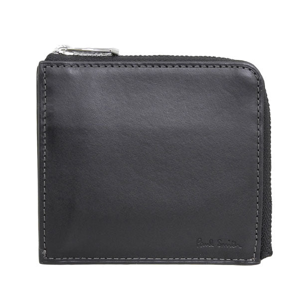 ポールスミス 財布 メンズ レディース コインケース 小銭入れ カードケース L字ファスナー アウトレット レザー ブラック PAUL SMITH