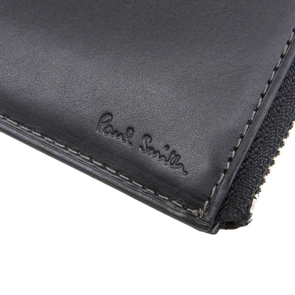 ポールスミス 財布 メンズ レディース コインケース 小銭入れ カードケース L字ファスナー アウトレット レザー ブラック PAUL SMITH