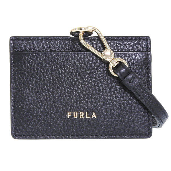 フルラ カードケース レディース アウトレット IDカードホルダー レザー ブラック RITZY BADGE HOLDER HORIZONTHAL PU47RZYBX0305O6000 FURLA