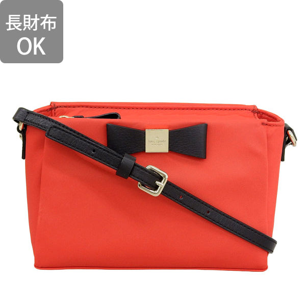 ケイトスペード バッグ レディース ショルダーバッグ ナイロン レッド renny drive nylon sienna PXRU5687-620 KATE SPADE
