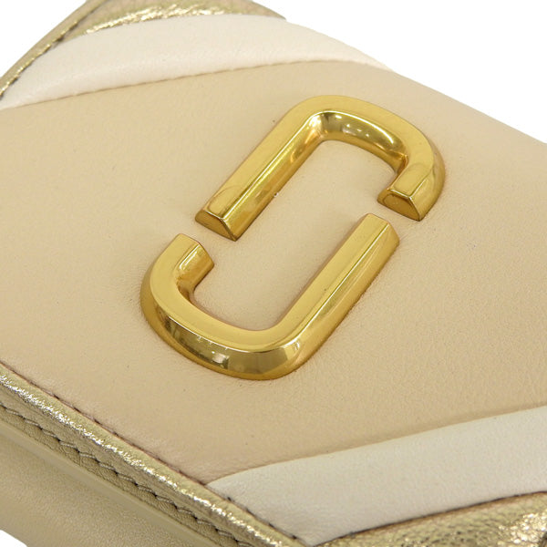 マークジェイコブス MARC JACOBS 三つ折り財布 財布 レザー ベージュマルチ レディース s160l01re21-280 一粒万倍日 母の日 土日祝も毎日発送します