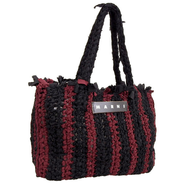 マルニ バッグ レディース トートバッグ アウトレット バーガンディー SHOPPING BAG SHMH0051A0STR79 MARNI 母の日 土日祝も毎日発送します