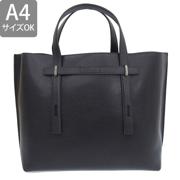 フルラ バッグ レディース トートバッグ アウトレット レザー ブラック FURLA MAN GIOVE L CASUAL TOTE U667M07AX0732O6000 A4対応