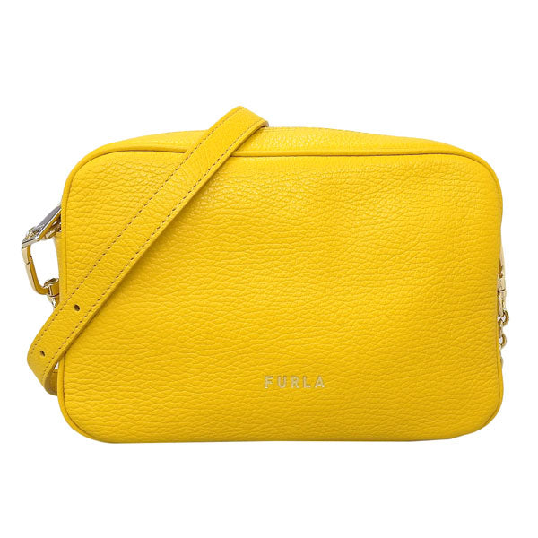 フルラ FURLA REAL MINI CAMERA CASE ショルダーバッグ バッグ レザー イエロー系 レディース wb00243hsf0000564s レディース 女性 プレゼント ブランド ギフト