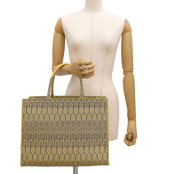 フルラ バッグ レディース トートバッグ アウトレット イエローマルチ オポチュニティ FURLA OPPORTUNITY L TOTE BAG WB00255A0459TO400 A4対応
