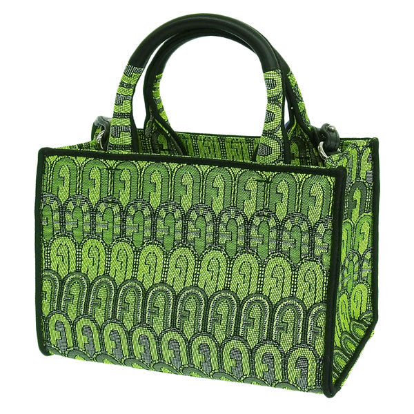 フルラ バッグ レディース 2WAY トートバッグ ショルダーバッグ アウトレット グリーンマルチ オポチュニティ FURLA OPPORTUNITY-TOTE MINI BAG WB00352AX07771544S