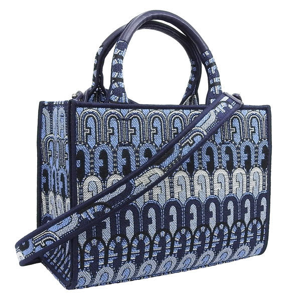 フルラ FURLA OPPORTUNITY MINI TOTE ショルダーバッグ 2WAY バッグ ジャカード ブルーデニムマルチ レディース wb00352ax0777tde00 レディース 女性 プレゼント ブランド ギフト 母の日 土日祝も毎日発送します