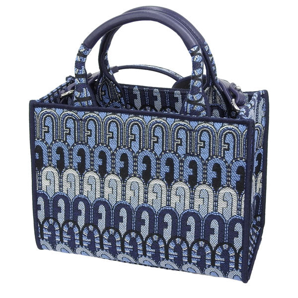 フルラ FURLA OPPORTUNITY MINI TOTE ショルダーバッグ 2WAY バッグ ジャカード ブルーデニムマルチ レディース wb00352ax0777tde00 レディース 女性 プレゼント ブランド ギフト 母の日 土日祝も毎日発送します