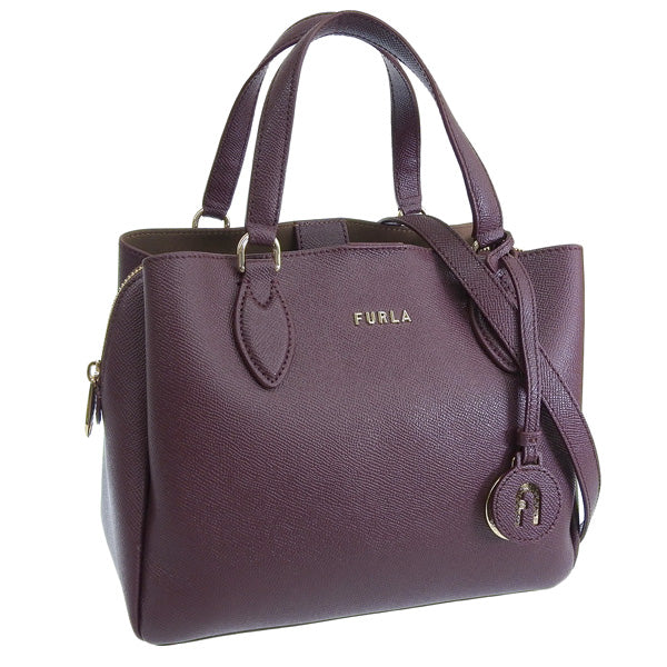 フルラ バッグ レディース ショルダーバッグ 2WAY トートバッグ アウトレット レザー ワイン MINERVA S TOTE WB00391BX03062367S FURLA 母の日 土日祝も毎日発送します