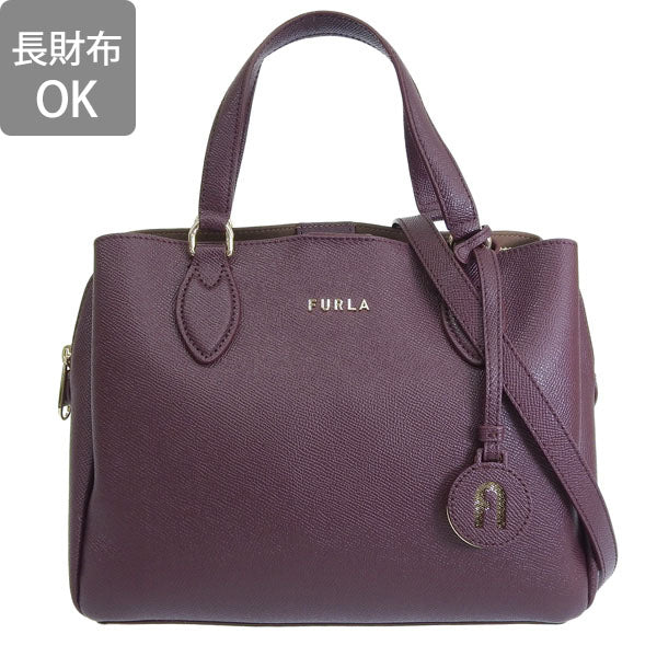 フルラ バッグ レディース ショルダーバッグ 2WAY トートバッグ アウトレット レザー ワイン MINERVA S TOTE WB00391BX03062367S FURLA 母の日 土日祝も毎日発送します