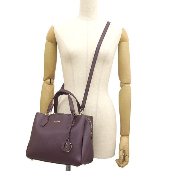 フルラ バッグ レディース ショルダーバッグ 2WAY トートバッグ アウトレット レザー ワイン MINERVA S TOTE WB00391BX03062367S FURLA 母の日 土日祝も毎日発送します