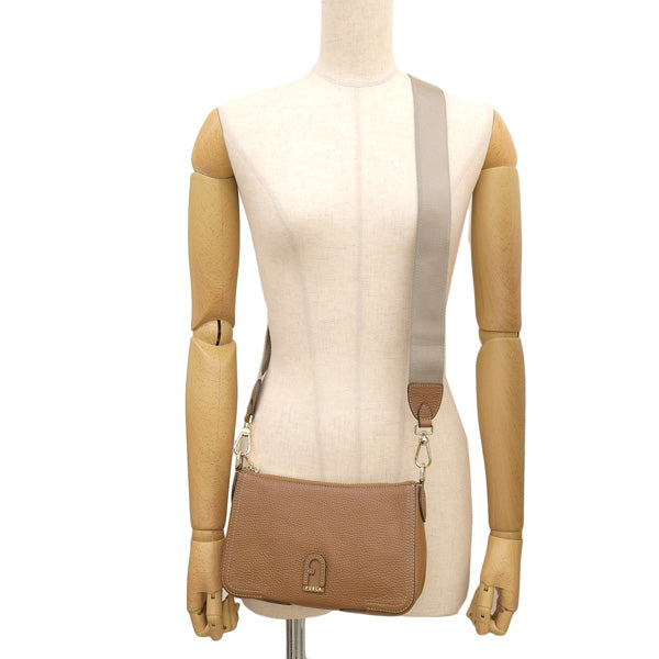 フルラ バッグ レディース ショルダーバッグ アウトレット レザー ブラウン ATENA S CROSSBODY WB00397BX030503B00 FURLA 母の日 土日祝も毎日発送します