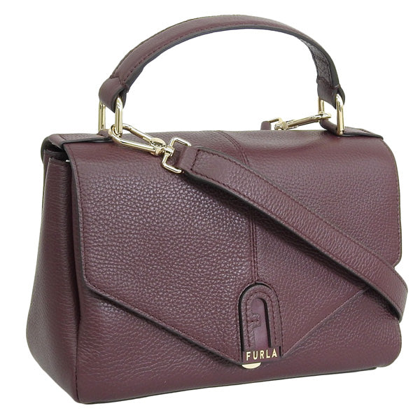 フルラ バッグ レディース 2WAY ハンドバッグ アウトレット レザー ワイン ダフネ トップハンドル DAFNE TOP HANDLE S BAG WB00487BX03052367S FURLA 母の日 土日祝も毎日発送します