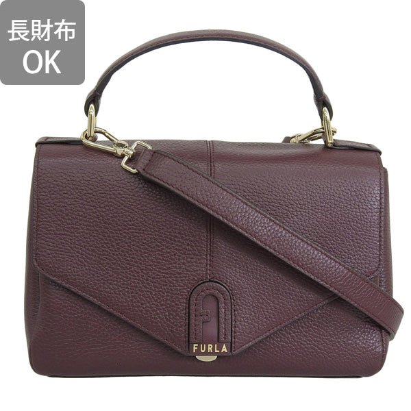 フルラ バッグ レディース 2WAY ハンドバッグ アウトレット レザー ワイン ダフネ トップハンドル DAFNE TOP HANDLE S BAG WB00487BX03052367S FURLA 母の日 土日祝も毎日発送します