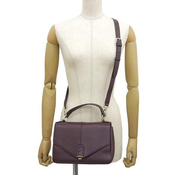 フルラ バッグ レディース 2WAY ハンドバッグ アウトレット レザー ワイン ダフネ トップハンドル DAFNE TOP HANDLE S BAG WB00487BX03052367S FURLA 母の日 土日祝も毎日発送します