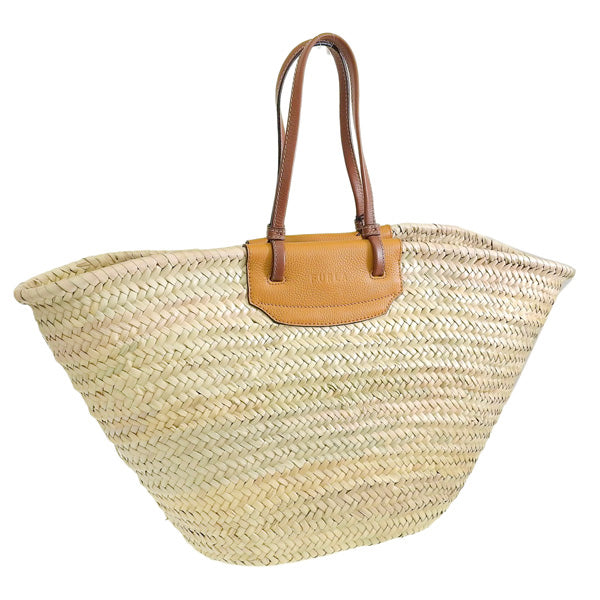 フルラ FURLA MERAVIGLA L TOTE トートバッグ バッグ ストロー