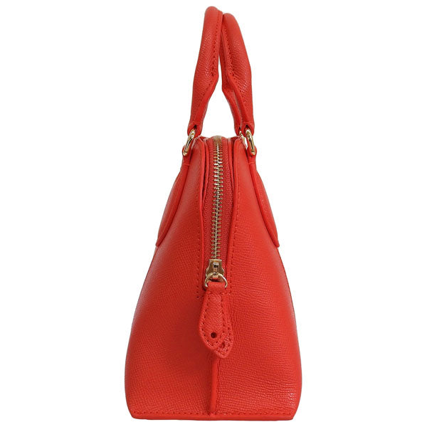 フルラ バッグ レディース 2WAY ショルダーバッグ ハンドバッグ アウトレット レザー レッド FURLA VITTORIA S DOME BAG WB00539BX030609A00