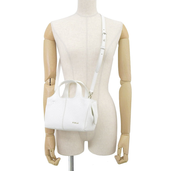 フルラ バッグ レディース ハンドバッグ 2WAY バッグ レザー ホワイト FURLA ELSA MINI TOTE wb00614bx091201b00 FURLA ブランド