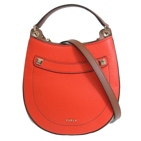 フルラ バッグ レディース クロスボディ 2WAYバッグ ハンドバッグ アウトレット レザー オレンジ AFRODITE MINI CROSSBODY WB00634BX03351736S FURLA 母の日 土日祝も毎日発送します
