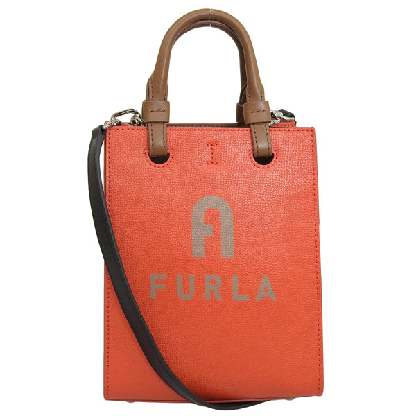 フルラ ハンドバック 2WAYバッグ ショルダーバッグ レディース レザー レッド FURLA VARSITY STYLE MINI TOTE N/S WB00729BX12301653S FURLA