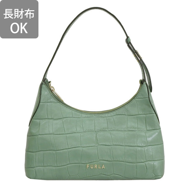 フルラ バッグ レディース ハンドバッグ アウトレット レザー グリーン DANAE S HOBO WB00799KO0000TIM00 FURLA 母の日 土日祝も毎日発送します