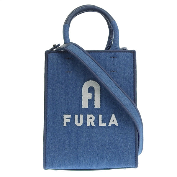フルラ バッグ レディース 2WAY トートバッグ デニム FURLA OPPORTUNITY MINI TOTE N/S WB00831BX15442157S FURLA