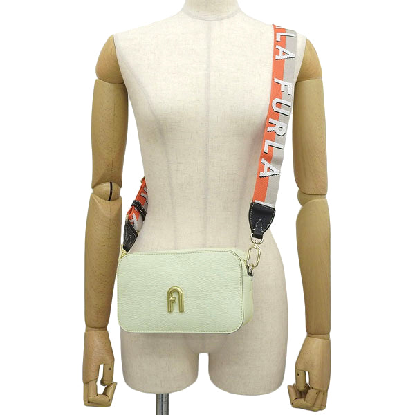 フルラ バッグ レディース ショルダーバッグ レザー ライトグリーン プリムラ PRIMULA MINI C.BODY WEBBING STRAP WB00924BX03562829S FURLA