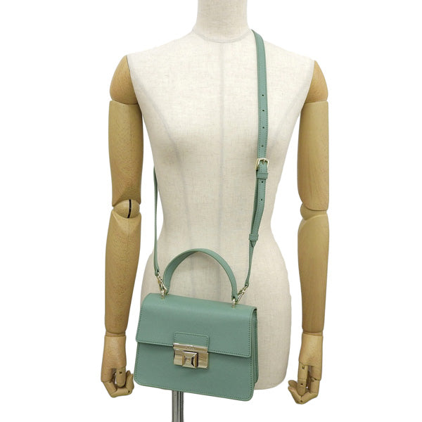 フルラ バッグ レディース 2WAY ハンドバッグ アウトレット レザー ダークグリーン ヴェネレ ベネレ トップハンドル VENERE TOP HANDLE MINI WB00939BX0306TIM00 FURLA 母の日 土日祝も毎日発送します