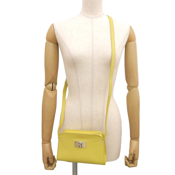 フルラ バッグ レディース ショルダーバッグ アウトレット レザー イエロー FURLA1927 CROSSODY MINI BAG WB01083ARE000HY000
