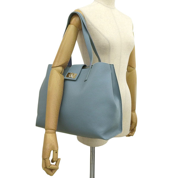 フルラ バッグ レディース トートバッグ アウトレット レザー ブルー FURLA 1927 TOTE L BAG WB01099HSF0002495S A4対応