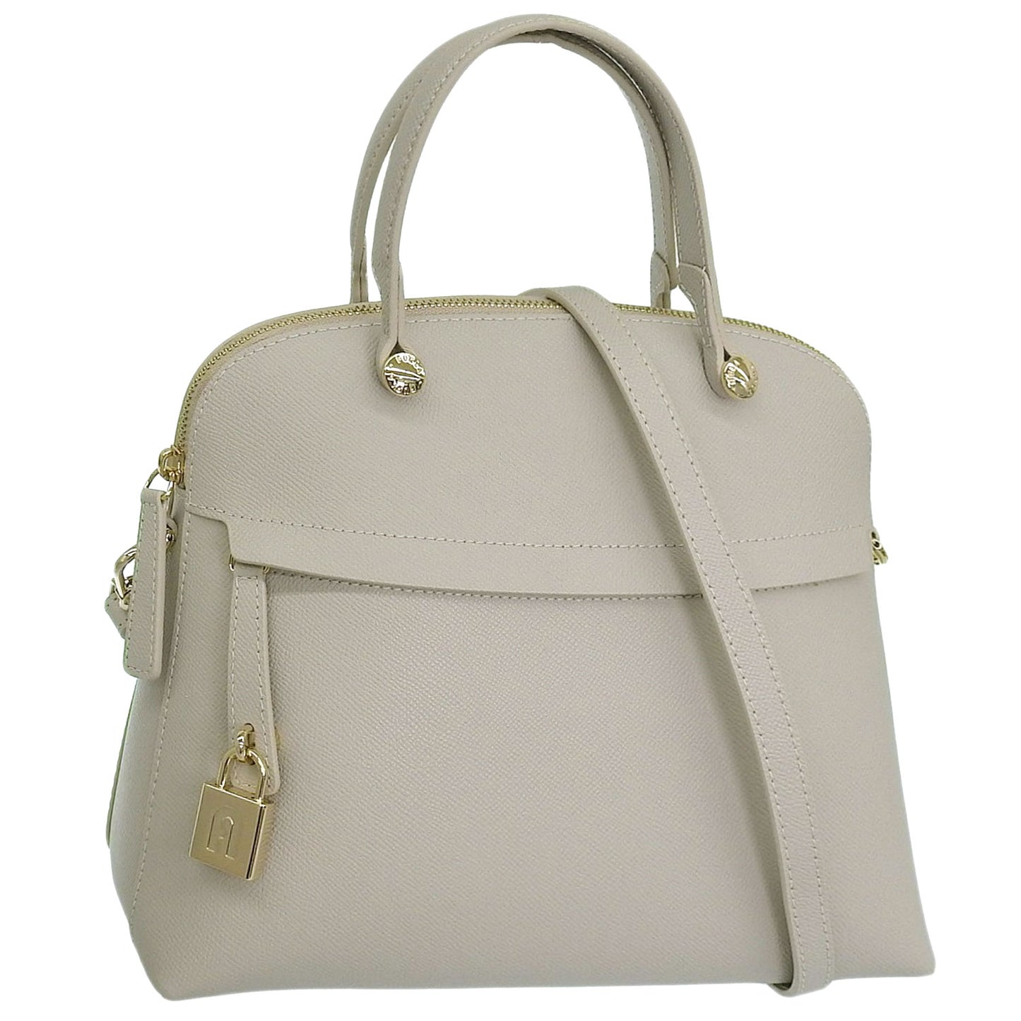 フルラ バッグ レディース 2WAY トートバッグ ショルダーバッグ アウトレット ライトグレー FURLA CLASSIC-M DOME BAG WB01285BX0306GDJ00