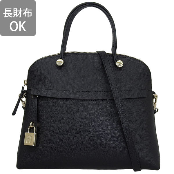 フルラ バッグ レディース 2WAY トートバッグ ショルダーバッグ アウトレット ブラック FURLA CLASSIC-M DOME BAG WB01285BX0306O6000