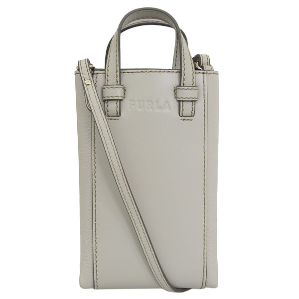 フルラ バッグ レディース ショルダーバッグ 2WAYバッグ ハンドバッグ レザー グレー FURLA MIASTELLA MINI VERTICAL CROSSBODY WE00289BX0053M7Y00 FURLA