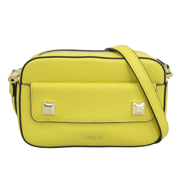 フルラ バッグ レディース ショルダーバッグ アウトレット レザー イエロー AFRODITE MINI WE00343BX03051068S FURLA 母の日 土日祝も毎日発送します